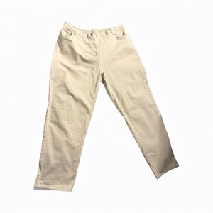 VTG Blair Parcial elastic waistband 90’s style 4 pockets casual Beige SZ 20W